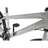 Falcon Cyclone 24 inch kids hybrid bike light grey, imported from the UK