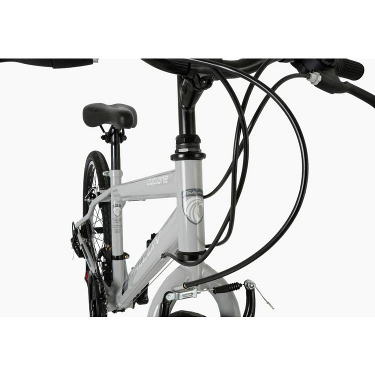 Falcon Cyclone 24 inch kids hybrid bike light grey, imported from the UK