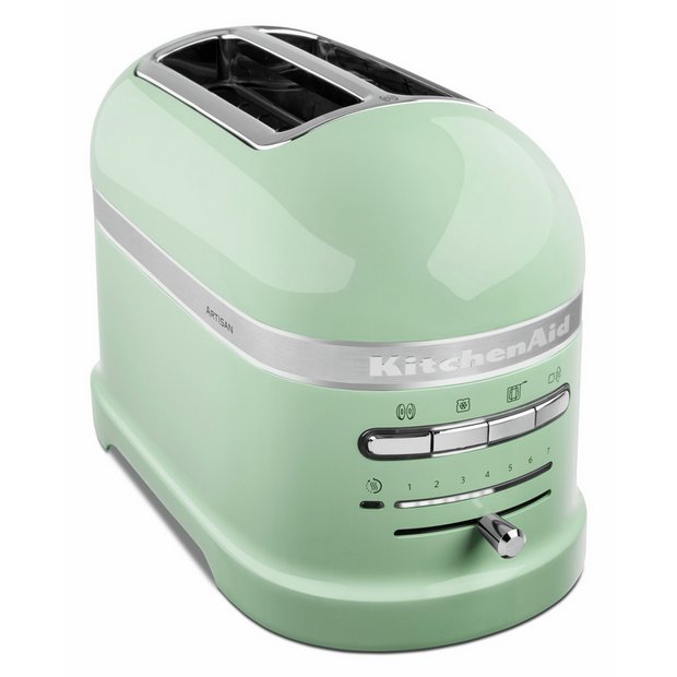 KitchenAid Artisan 2 Slice Toaster pistachio, imported from the UK