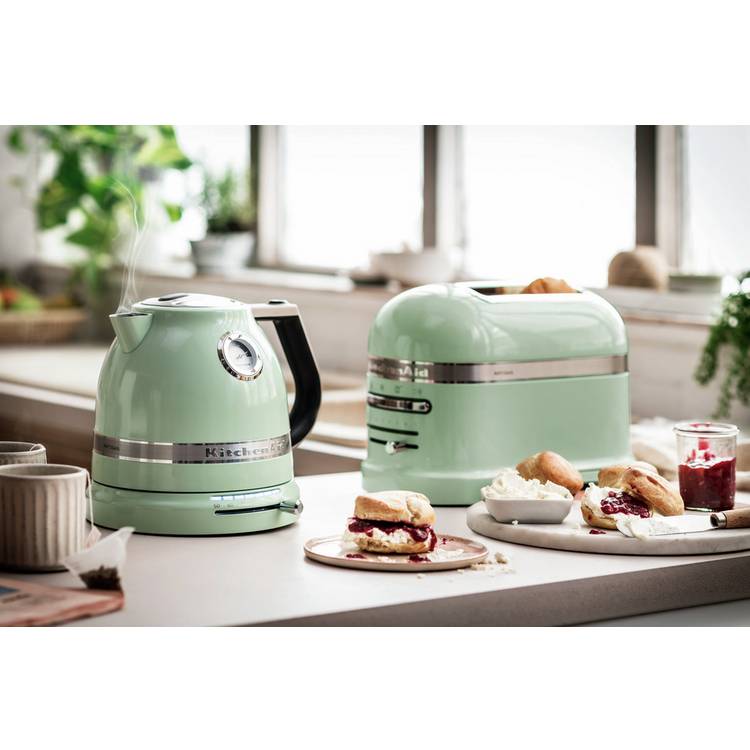 KitchenAid Artisan 2 Slice Toaster pistachio, imported from the UK