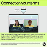 HP 15.6-inch laptop in black, UK version