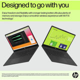 HP 15.6-inch laptop in black, UK version