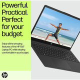 HP 15.6-inch laptop in black, UK version