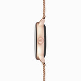 Sekonda rose gold smart watch with stainless steel mesh strap (British brand)