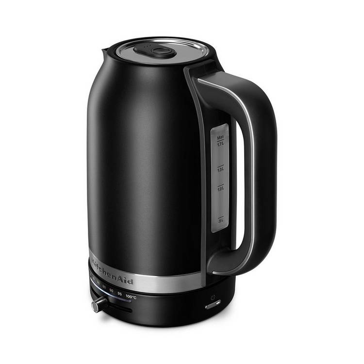 KitchenAid variable temperature kettle black 1.7L, UK version