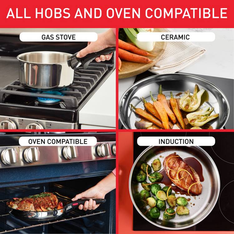Tefal Ingenio 4-piece cookware set, imported from the UK