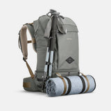 Decathlon grey 25 litre hiking backpack, UK version