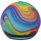 Amazon Echo Dot Kids 5th Gen smart speaker Rainbow Swirl, UK version