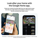 Google Nest Cam Outdoor 2nd Gen wired security camera - British product