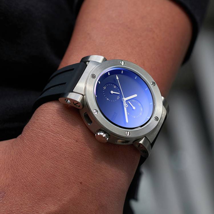 STORM Hydron V2 blue dial rubber strap watch - British product