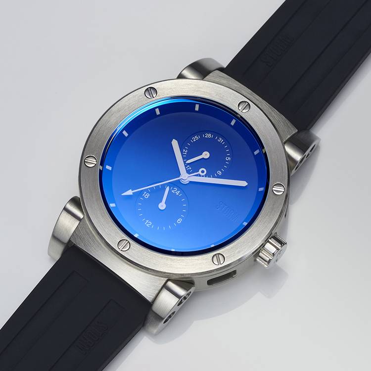 STORM Hydron V2 blue dial rubber strap watch - British product