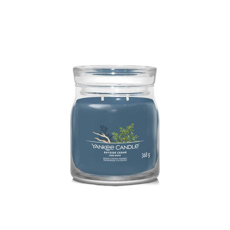 Yankee scented candle Bayside Cedar 368g, imported from the UK