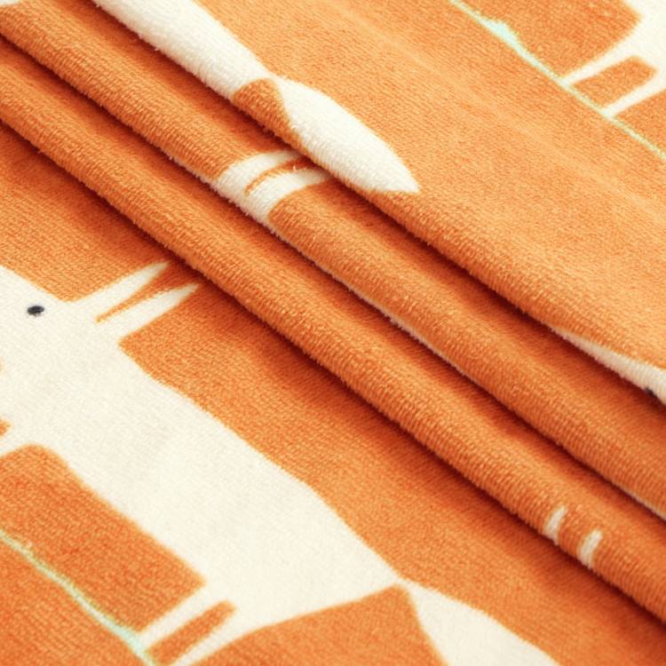 Habitat Mr Fox beach towel orange 150x80, imported from the UK
