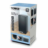 Tower black 40-litre pedal bin, UK version