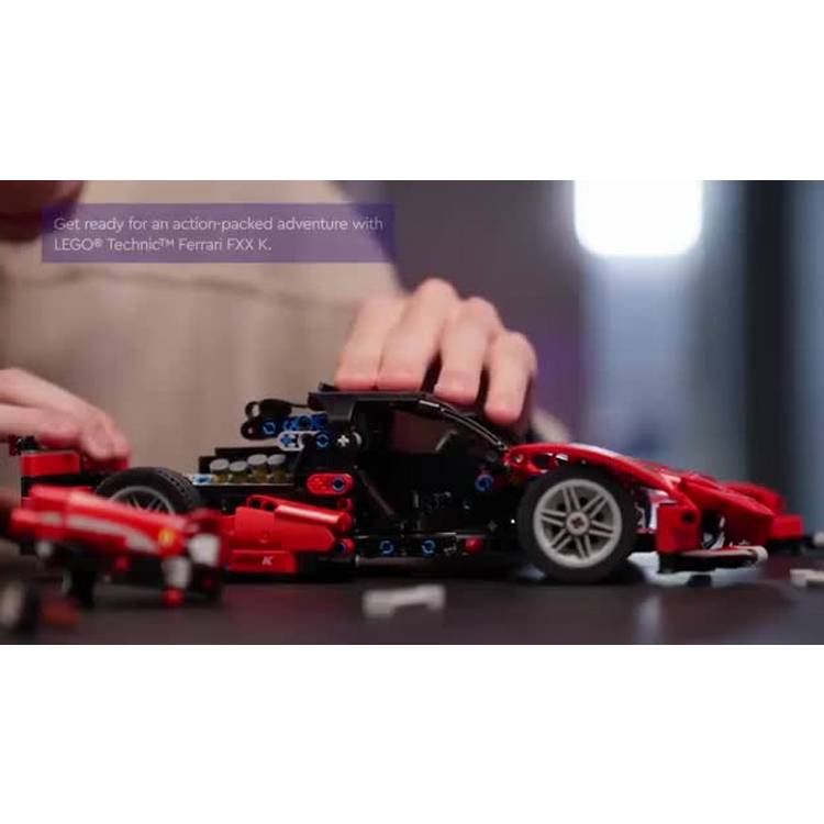 LEGO Technic Ferrari FXX K model car 42212, UK version