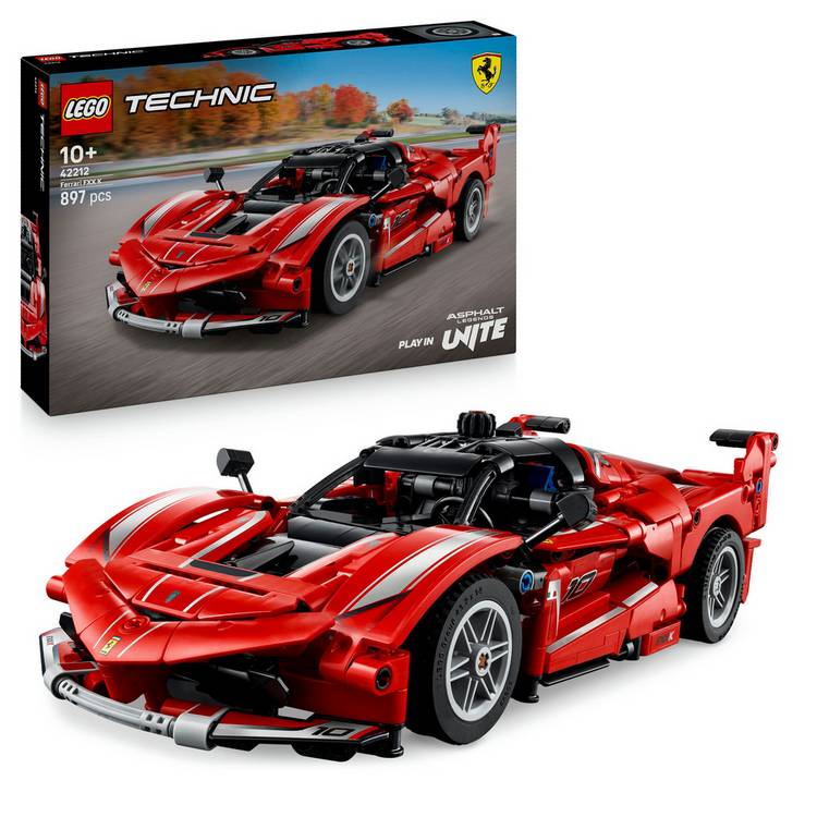 LEGO Technic Ferrari FXX K model car 42212, UK version