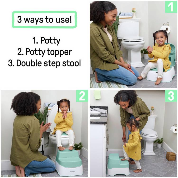 Ingenuity 3in1 double step potty training seat, UK version