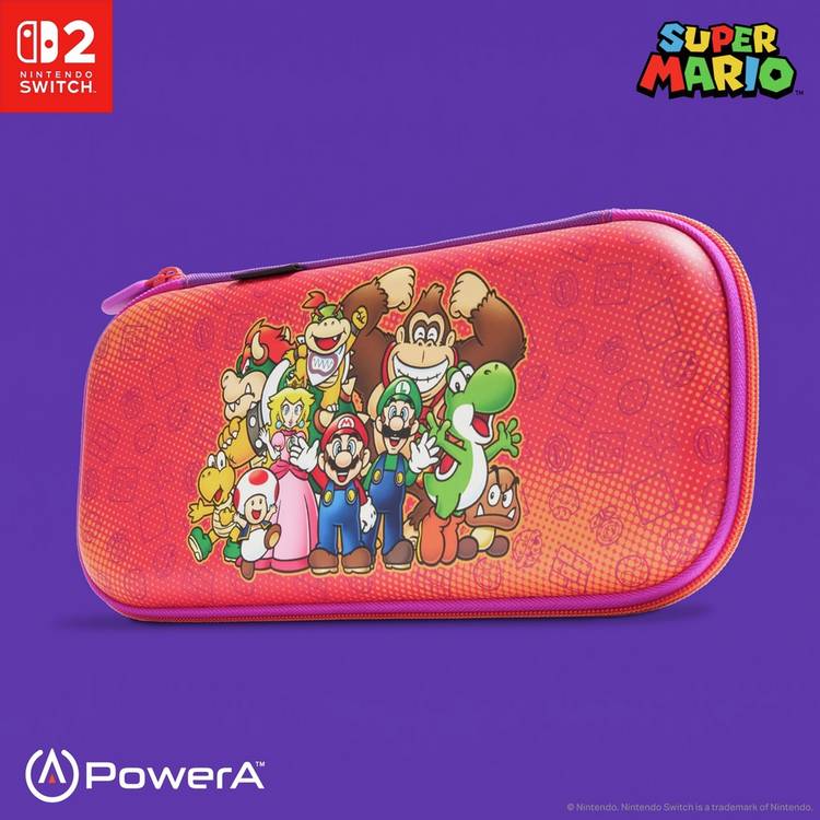 PowerA Switch 2 travel case Mario & Friends (British brand)