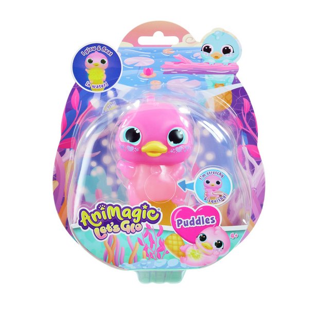 Animagic Platypus pink bath toy - British product