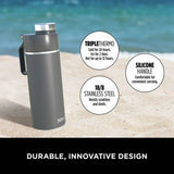 Ninja grey travel bottle 530ml, imported from the UK