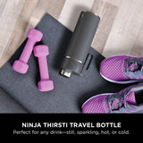 Ninja grey travel bottle 530ml, imported from the UK