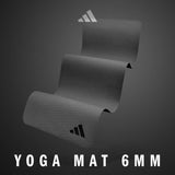 Adidas 6mm yoga mat black - British product