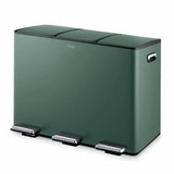 Tower 45L green recycling pedal bin, UK version