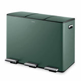 Argos Tower 45L Three Compartment Recycling Pedal Bin - Green- Buy online at McGrocer