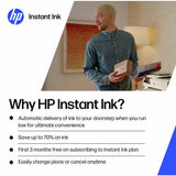 HP DeskJet 2922 printer with 3 months Instant Ink - British product
