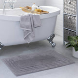 Argos Habitat Deep Pile Bath Mat - Silver - 80 x 50cm- Buy online at McGrocer