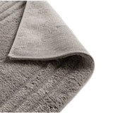 Habitat deep pile bath mat silver 80x50cm, UK version