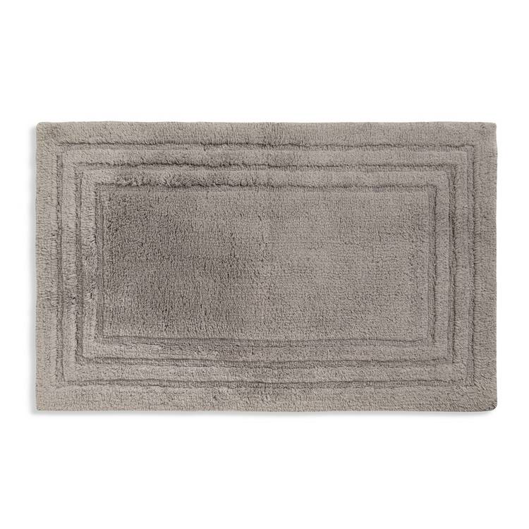 Habitat deep pile bath mat silver 80x50cm, UK version