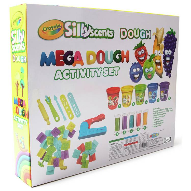 Crayola Silly Scents Mega Activity Set with scented dough, UK version