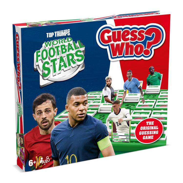 World Football Stars Guess Who game - British product