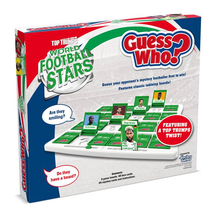 World Football Stars Guess Who game - British product