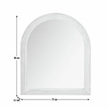 Habitat brown wooden arch wall mirror 90x77cm - British product