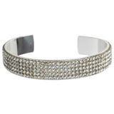 Argos Liars & Lovers Silver Tone Crystal Inset Cuff Bracelet- Buy online at McGrocer