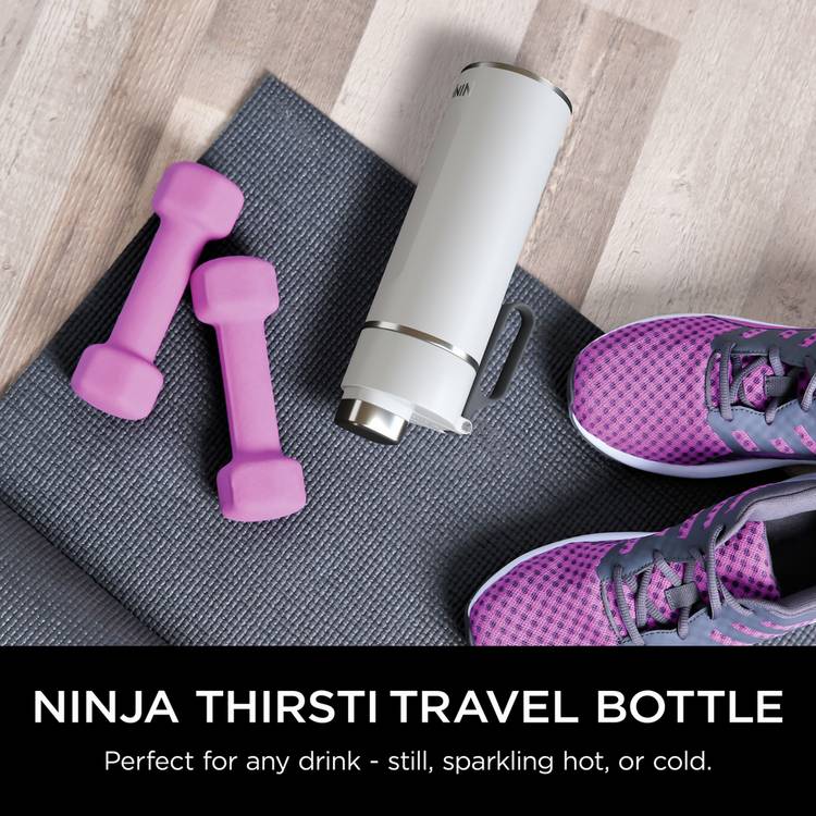 Ninja white travel bottle 700ml, imported from the UK