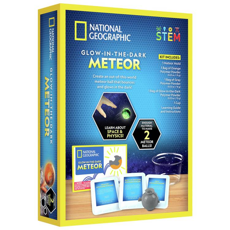 National Geographic glow meteor ball science kit (British brand)