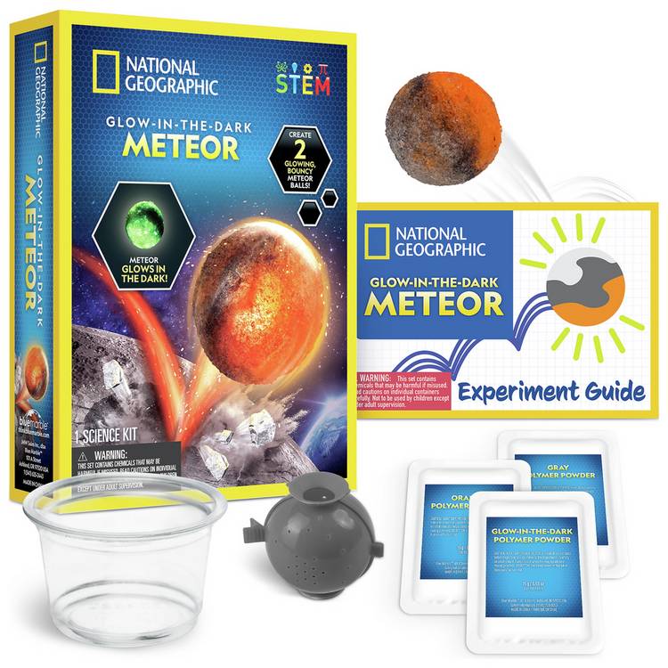 National Geographic glow meteor ball science kit (British brand)