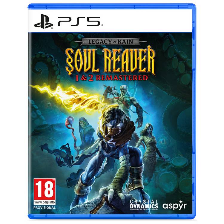 Soul Reaver 1&2 Remastered PS5 game (British brand)