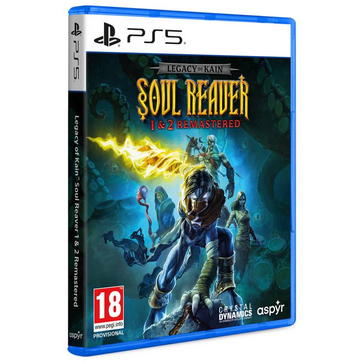 Soul Reaver 1&2 Remastered PS5 game (British brand)
