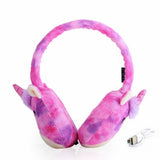 Lazerbuilt Squishmallows Lola plush Bluetooth headphones, imported from the UK