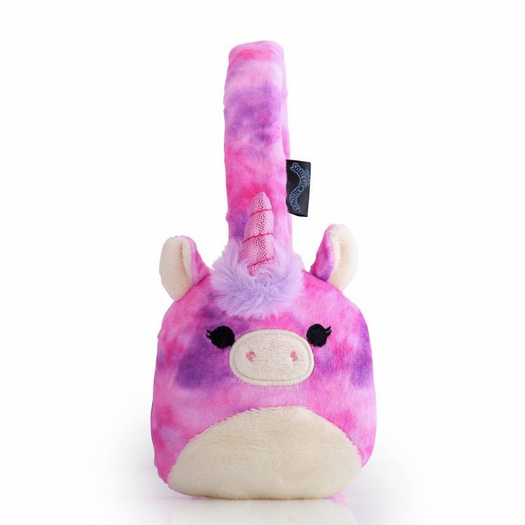 Lazerbuilt Squishmallows Lola plush Bluetooth headphones, imported from the UK