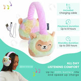 Lazerbuilt Squishmallows Lola plush Bluetooth headphones, imported from the UK