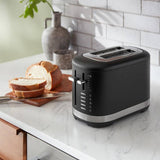KitchenAid toaster 2 slice matte black, imported from the UK