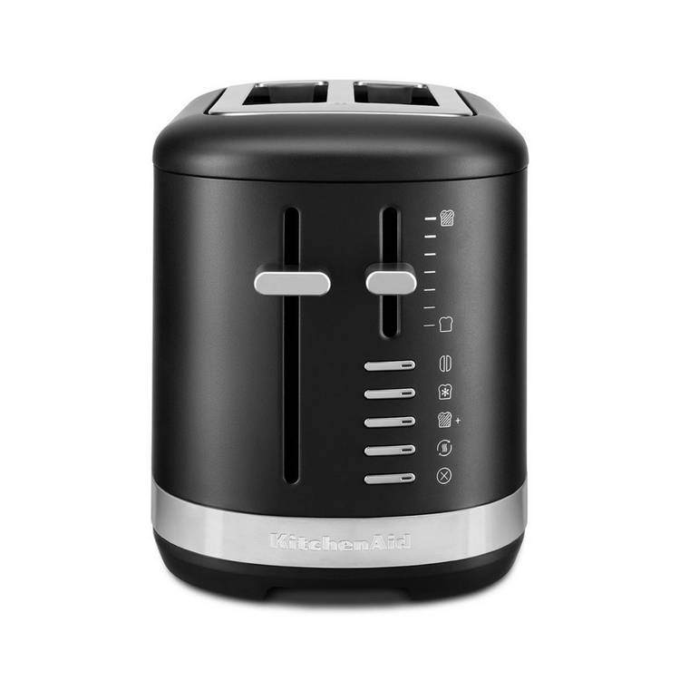 KitchenAid toaster 2 slice matte black, imported from the UK