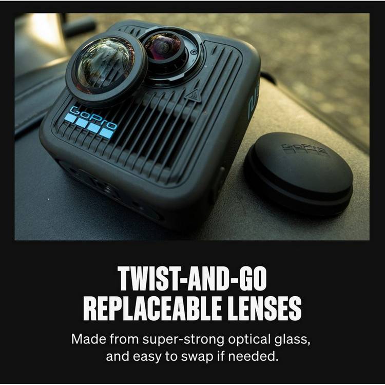 GoPro Max 2 Black 360 camera with 8K video, UK version