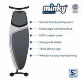 Minky MaxiPro ironing board 135x46cm (British brand)