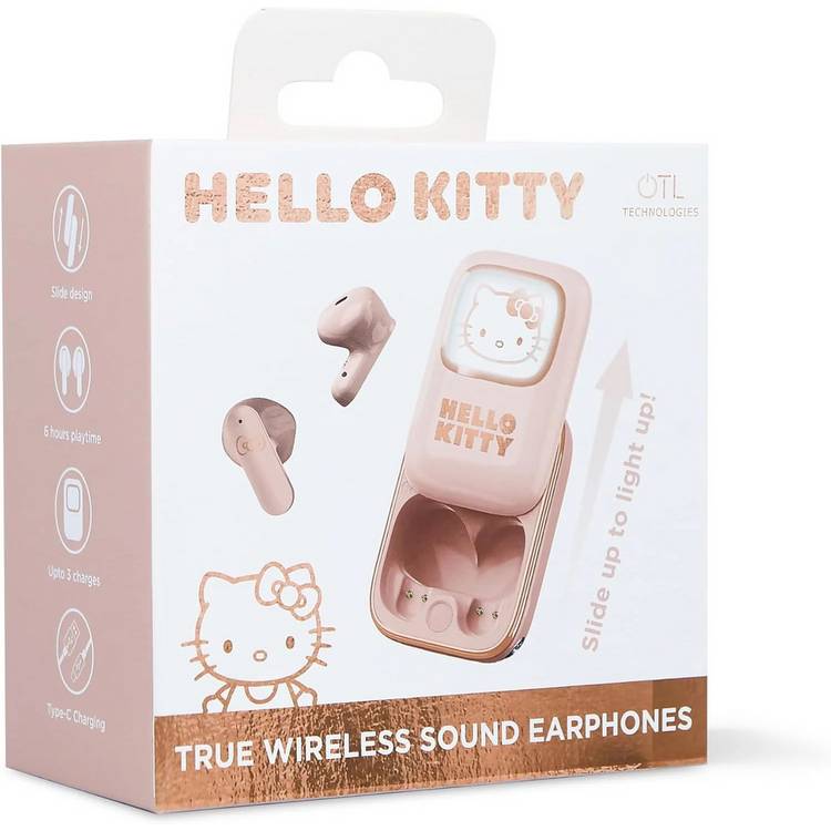 OTL Hello Kitty wireless earphones with flip case, UK version